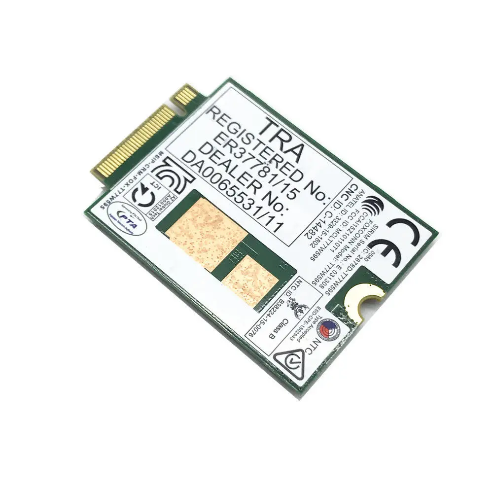LT4120 Snapdragon X5 LTE T77W595 796927 100 4G WWAN M2 модуль для HP Probook/EliteBook 820 840 850 745 G3 быстрее чем ME906E|3G