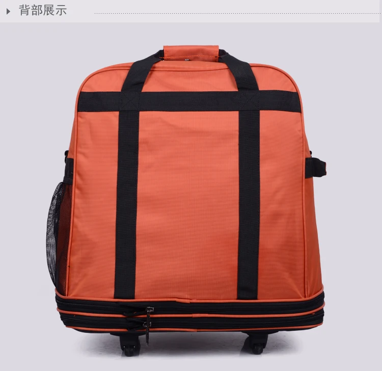 CARRYLOVE Ретро 28/30 дюймов Спиннер водонепроницаемый портативный Дорожный чемодан нейлоновая ткань ткани, сумка-переноска, складная сумка