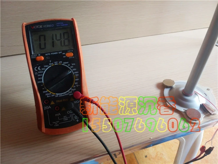 DIY ветер низкоскоростной генератор Модель Трехфазный постоянный магнит