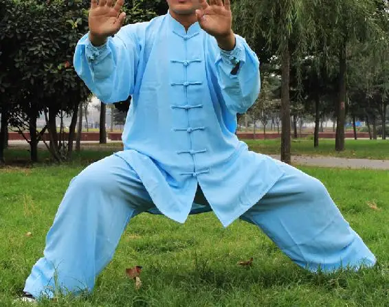 7 цветов индивидуальные комплекты одежды tai chi костюмы кунг-фу униформа для боевых
