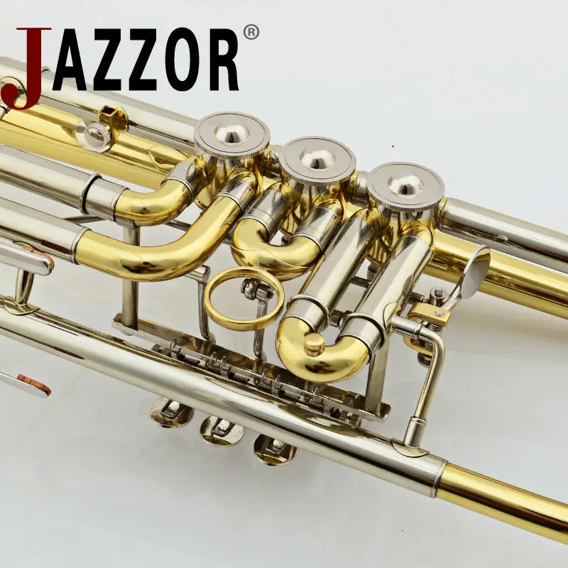 JAZZOR JBTR 440 professional B плоская труба с плоским ключом мундштуком чехол ветровые