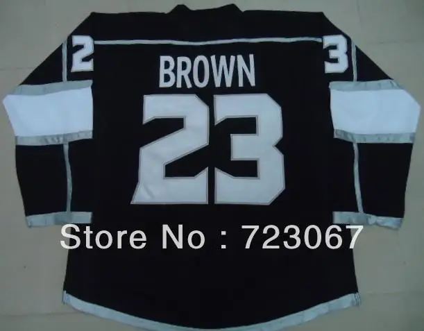 Free shipping ice hockey #23 DUSTIN BROWN 23 black third cheap Jersey jerseys hot sale guowang | Спорт и развлечения