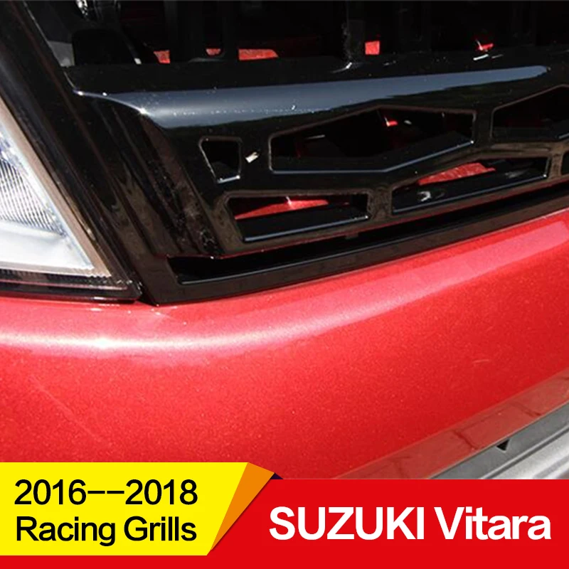 Подходит для гоночных грилей SUZUKI Vitara 17 18 лет Land Rover style Refitt Передняя Центральная гоночная решетка крышка аксессуары