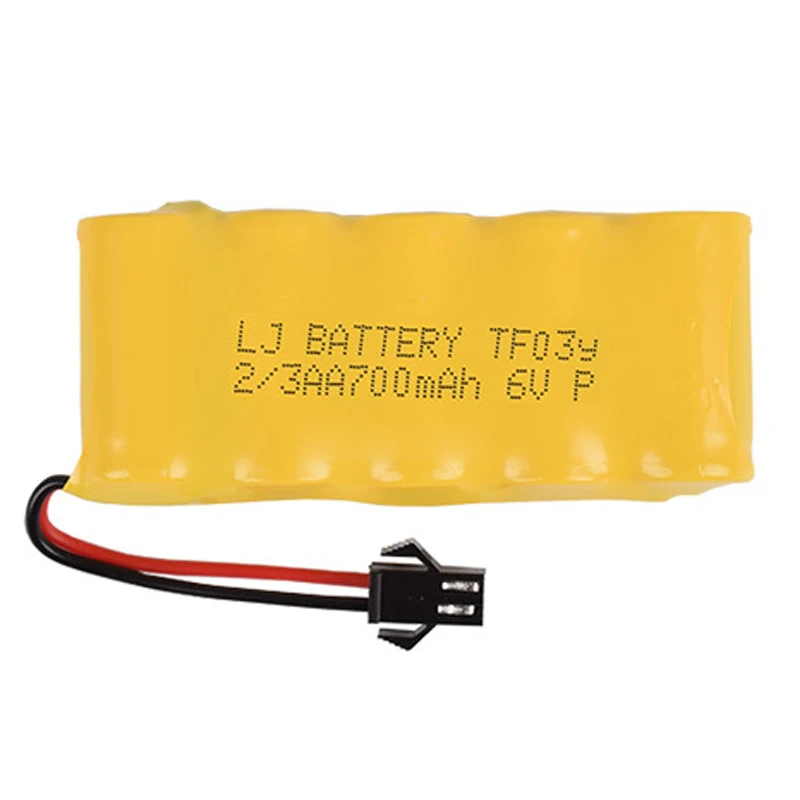 6v 700mAh 2/3AA NI-CD M Батарея Электрический водяной пистолет Электрические игрушки одна