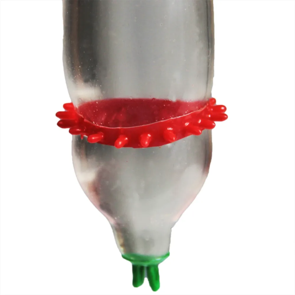 6 шт многоразовые яркого презервативы кольцо пунктирной линии покрытие Пенис