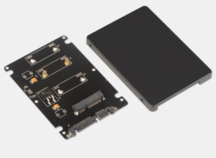 MSATA SSD на 2 5 &quotSATA Корпус конвертер адаптер Карточка 7 мм чехол|Платы расширения| |