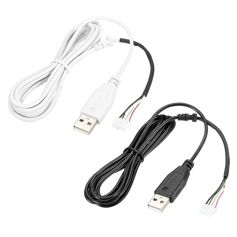 Для Razer DeathAdder 2014 белый/черный кабель 220 см игровая мышь USB для мыши Замена провода