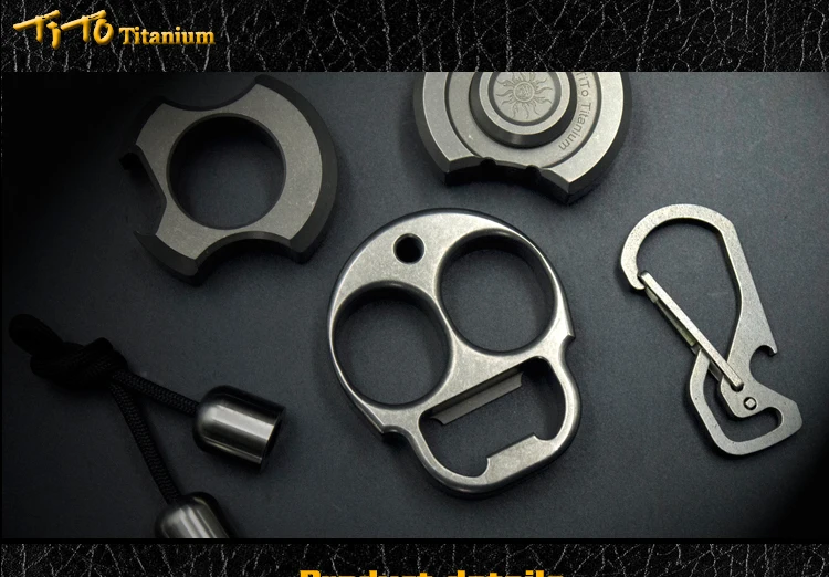 TiTo EDC титановый сплав многоцелевой ET форма с инопланетянами открывалка для бутылок ручные игрушки инструменты метеорит инструменты для наружного применения титановый Спиннер