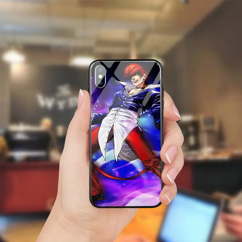 Закаленное Стекло случаи мобильного телефона Coque для Iphone 5 5s se 7 6 S 8 Plus X XR XS Макс