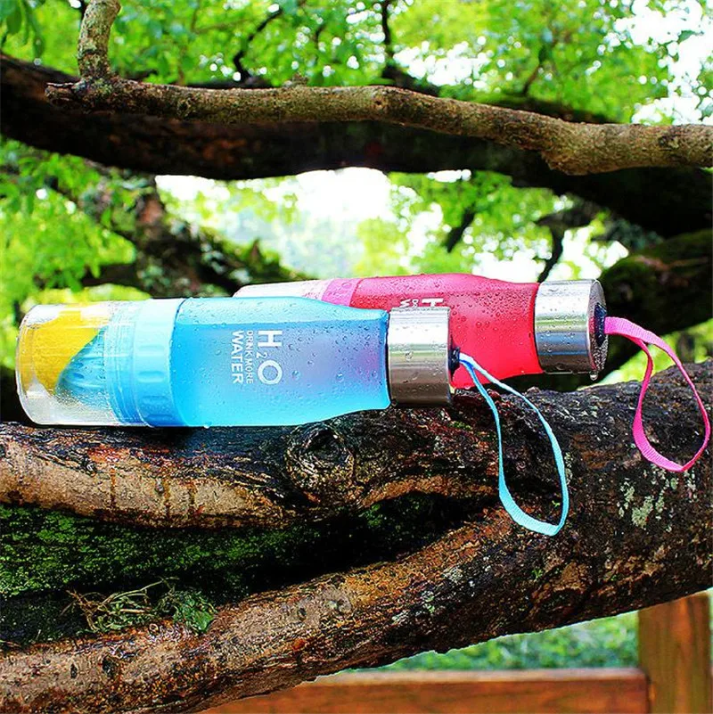 Free Shipping Lemon Water Bottle 650mL Multi Color H2O Drink More Drinking Protein Brief Creative Sports | Дом и сад