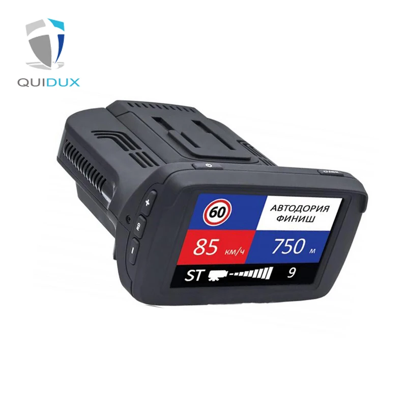QUIDUX 3 в 1 2.7 Дюймов Ambarella A7 HD 1296 P Скорость Автомобиля радар Детектор Камеры