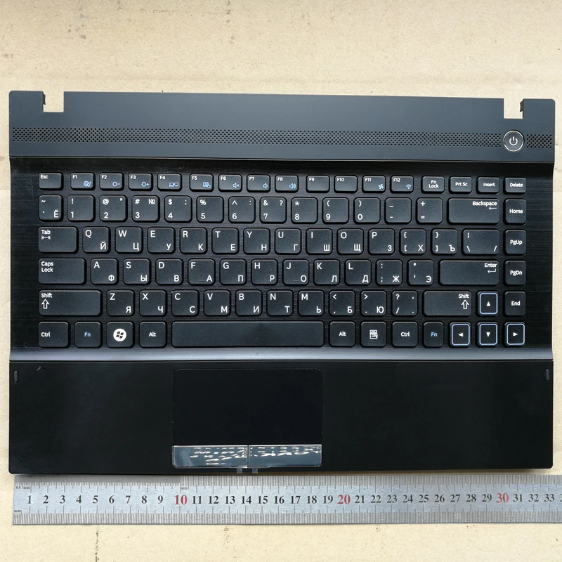 Русская RU новая клавиатура для ноутбука с тачпадом Samsung NP300 14 &quotNP300V4A 305V4A 300V4Z 305V4Z