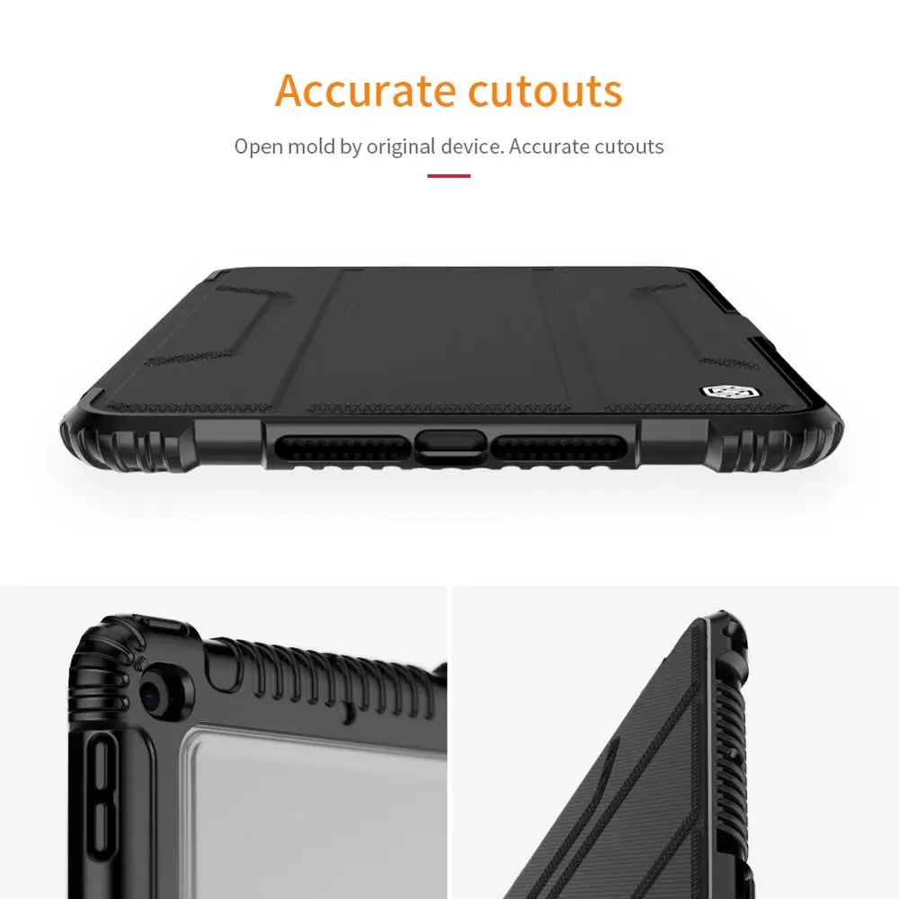 Для iPad Mini чехол Nillkin All Around Bumper Флип кожаный чехол с Apple Pencil Holder Для Apple iPad Mini 4 задняя крышка