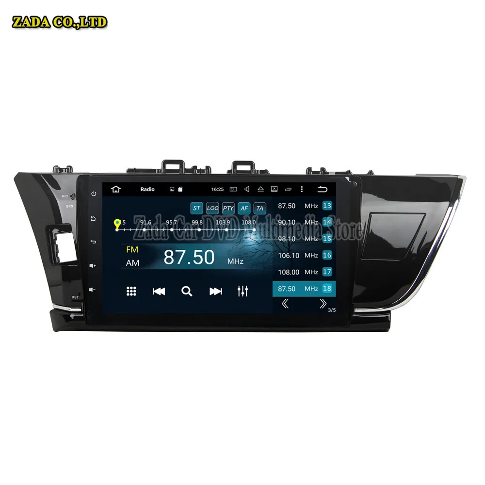 NaviTopia 10 1 дюймов 4 Гб + 64 8 ядерный автомобильный gps навигатор для Toyota COROLLA Left 2014 2015 с