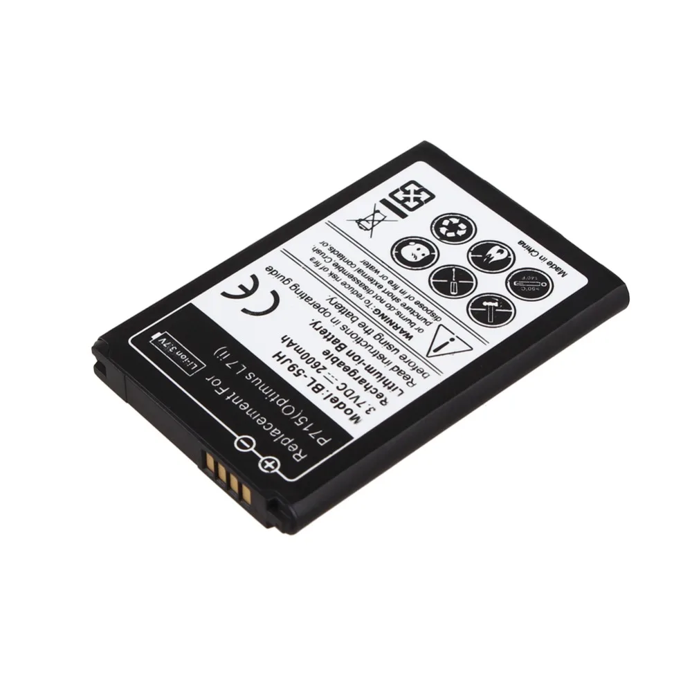 Аккумулятор для LG Optimus L7 II Dual P715 F5 F3 VS870 Ludid2 P703 BL59JH аккумулятор с зарядным