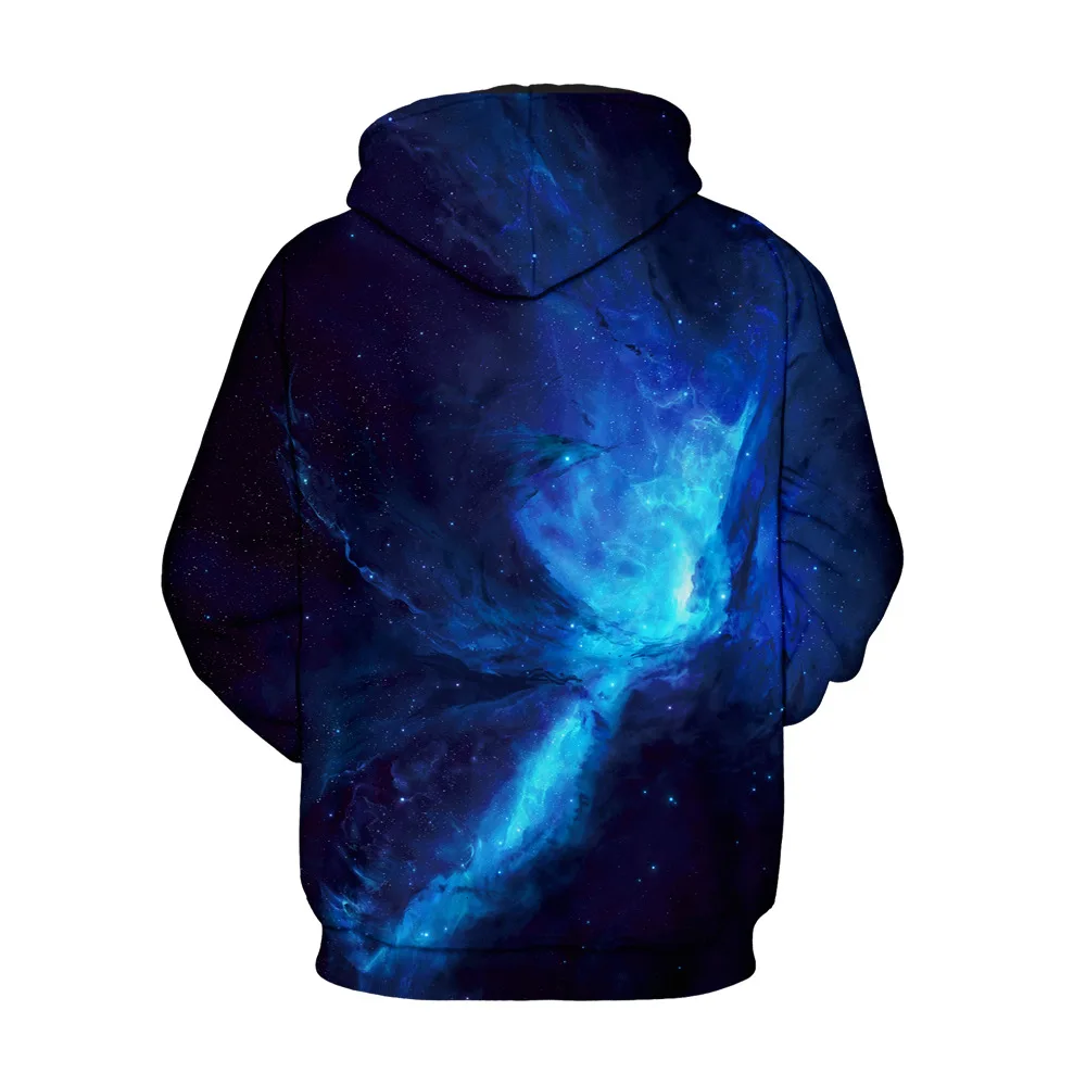 spring New Style Men 3d Sweatshirts Print Space Time Tunnel Thin Hooded Hoodies Unisex Trackuist Tops Couple Pullovers | Мужская одежда