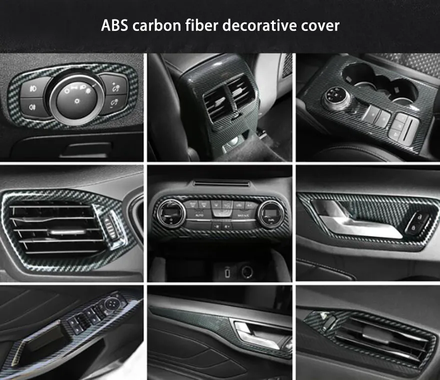 Для Ford Focus MK4 углеродное волокно крышка зеркала заднего вида Автомобильные аксессуары стиль