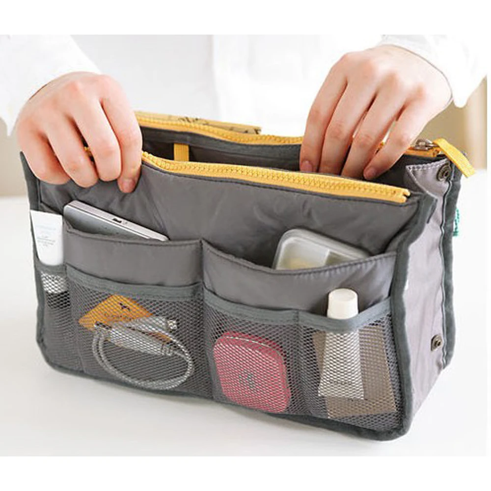 нейлоновая дорожный бьюти органайзер сумка косметичка женская кейс для