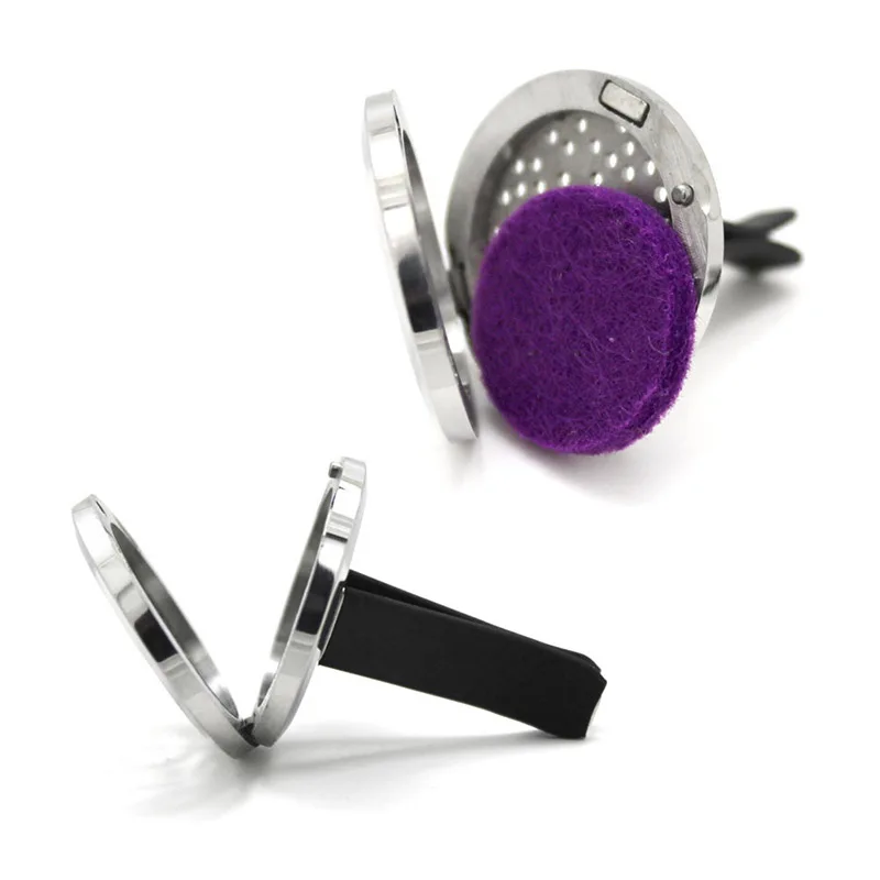 30mm Car Aromatherapy Magnetic Locket Essential oil Diffuser 316L stainelss steel Perfume AH141-160 | Украшения и аксессуары