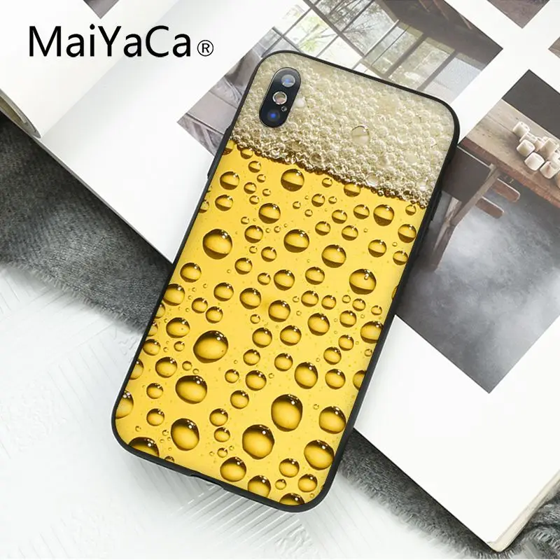 MaiYaCa World Beers alcol Summer Bubble чехол для телефона iphone 11 Pro 11Pro MAX 8 7 6S Plus X XS MAX 5 5S SE XR