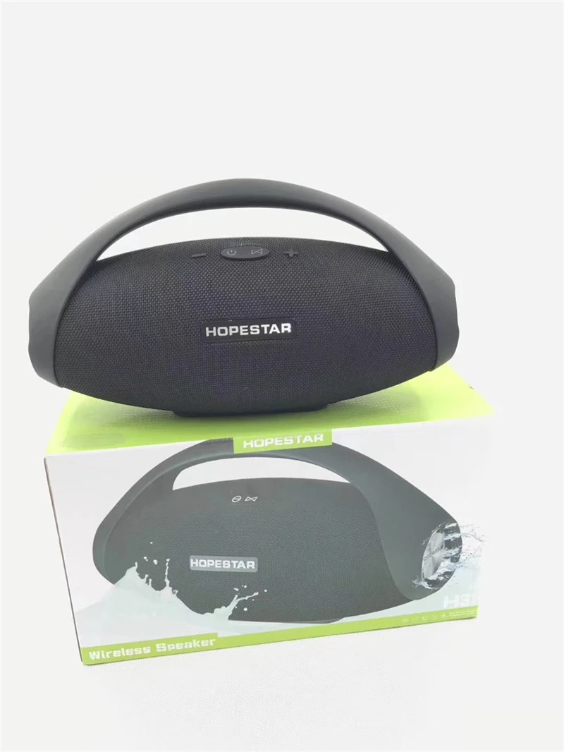 HOPESTAR H31 тяжелый бас большой мощности 32 Вт Bluetooth динамик стерео Саундбар бас беспроводной динамик сабвуфер TF USB портативный