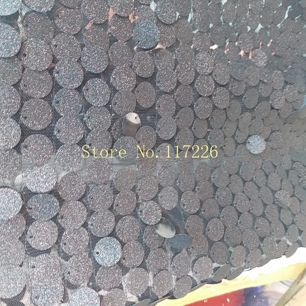 Горячая Распродажа новинка французская кружевная ткань с большими блестками