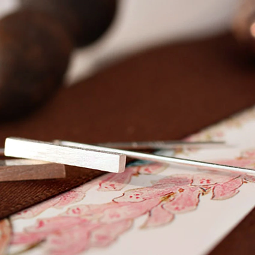 Маргаритки из чистого 925 стерлингового серебра матовый квадратный бар манжеты