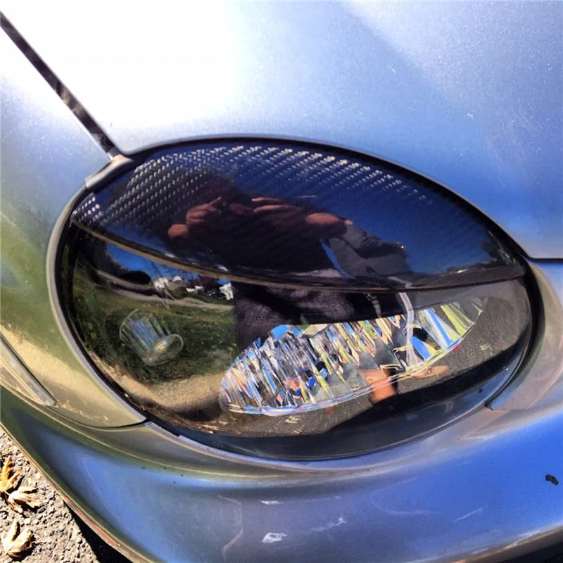 Наклейка для передней фары из углеродного волокна Subaru Impreza 2002 2003|Наклейки на