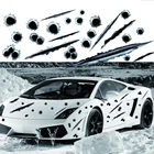 Новинка 2018, автомобильный Стайлинг, 3D наклейка с отверстием для пули для tucson 2017 seat leon fr hyundai tucson 2017 honda civic suzuki sx4 s-cross