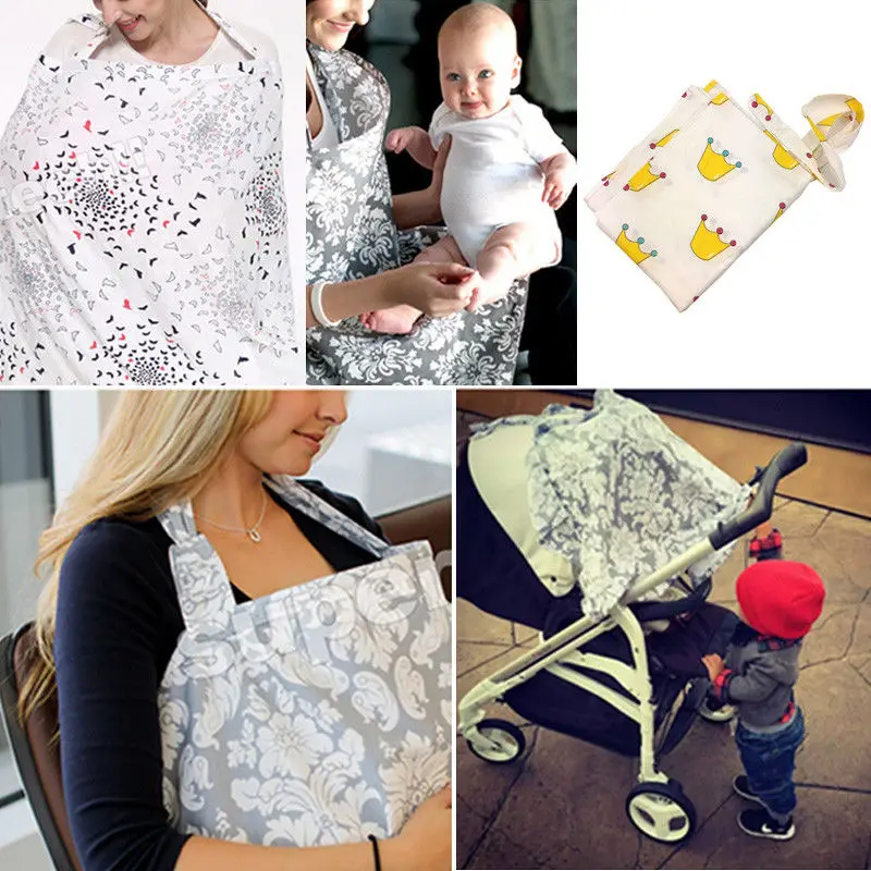 2017 pudcoco Новое поступление популярное детское пончо для грудного вскармливания