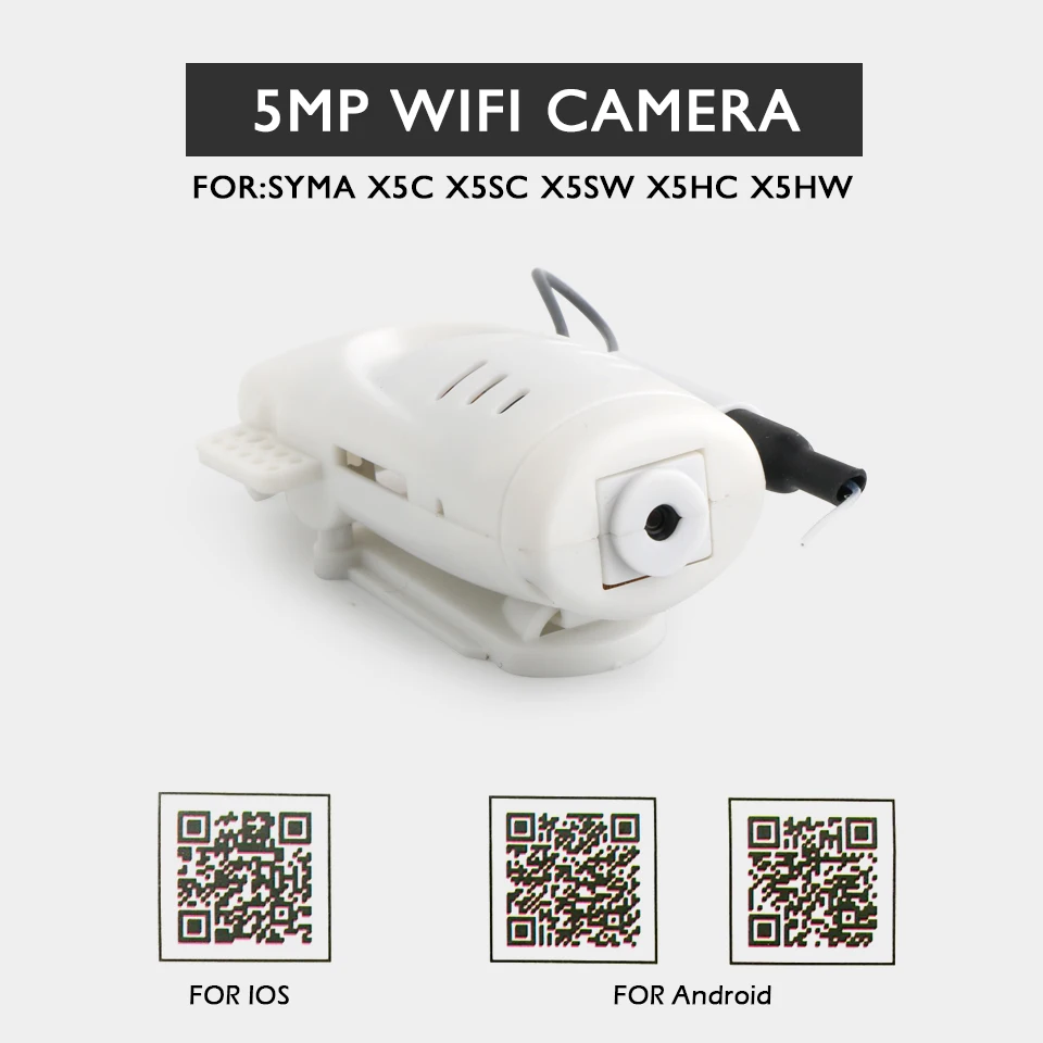 Радиоуправляемый Дрон для Syma X5SW X5SC X5HC X5HW X5C 2 4G 4CH FPV запасные части камера 5 Мп Wi Fi