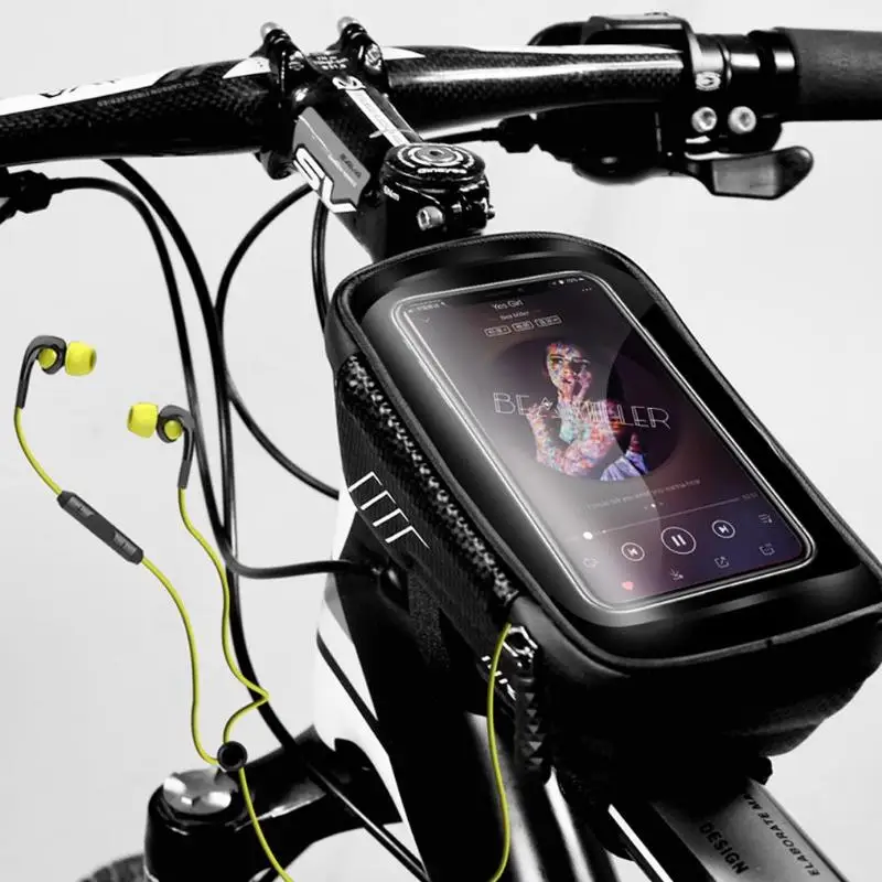 Сумка для велосипеда Водонепроницаемый MTB мобильный телефон чехол на переднюю