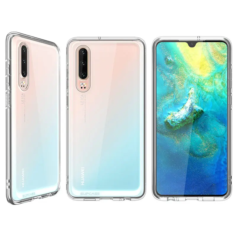 SUP чехол для huawei P30 чехол 6,1 дюймов( выпуск) UB стиль противоударный Премиум гибридный защитный бампер из ТПУ+ прозрачный чехол из поликарбоната