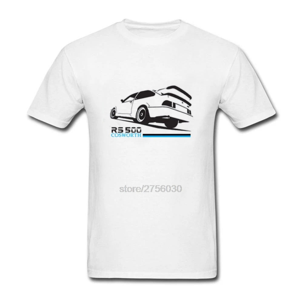 Новый Ford Sierra Cosworth RS500 ретро автомобиль Футболки забавные модные Для Мужчин Crewneck