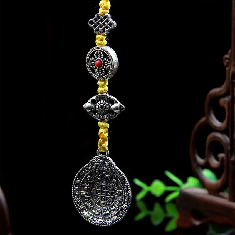 Этикетка на талию из чистой меди с геометрическим рисунком фантастическая