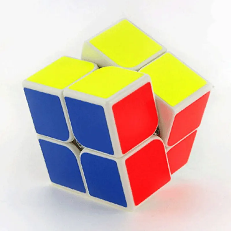 2018 Новый 2x2x2 кубик рубика Magic Cube карман Скорость головоломки 50 мм Развивающие