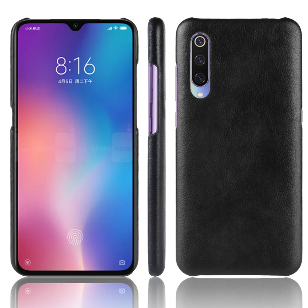 Чехол с рисунком личи для Xiaomi Mi 9 Жесткий из поликарбоната и кожи чехол | Мобильные