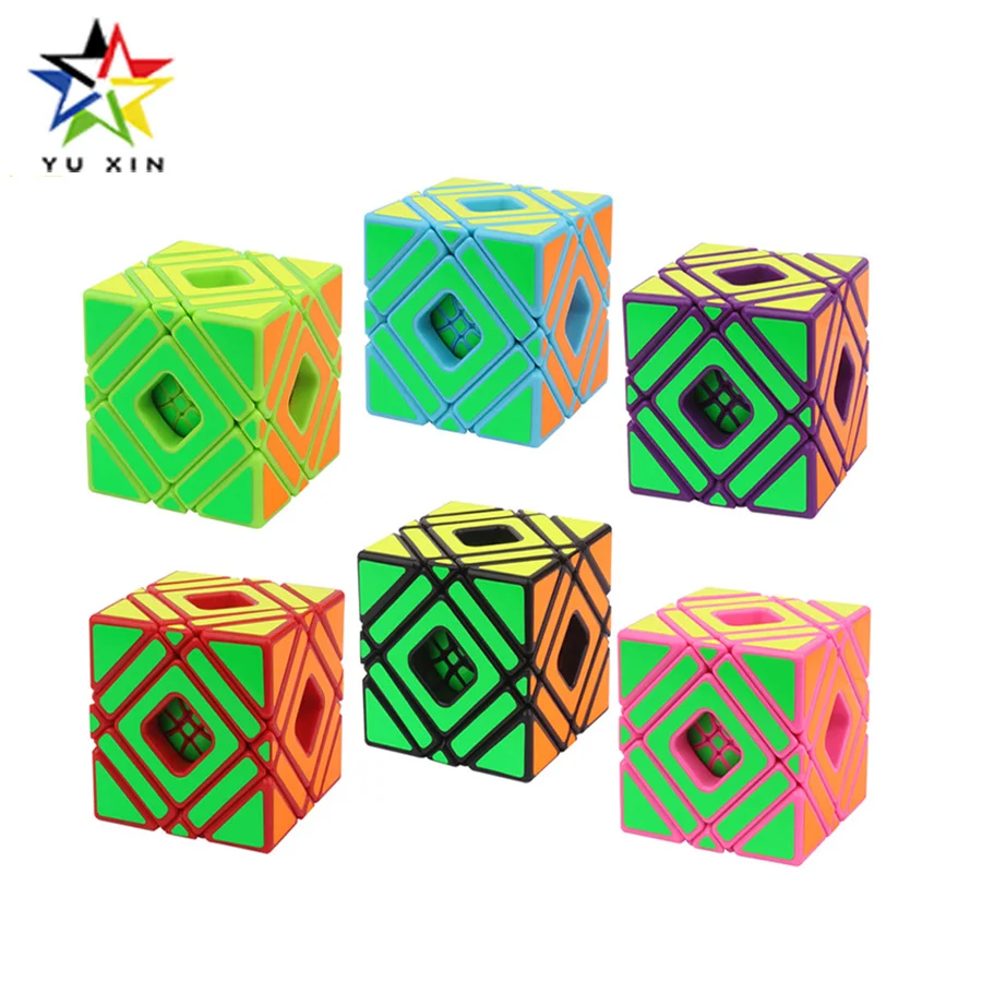 2018 YUXIN Multi SKEW 3x3x3 Magic Cube конкурс Жесткий уровень головоломка скорость поворотный