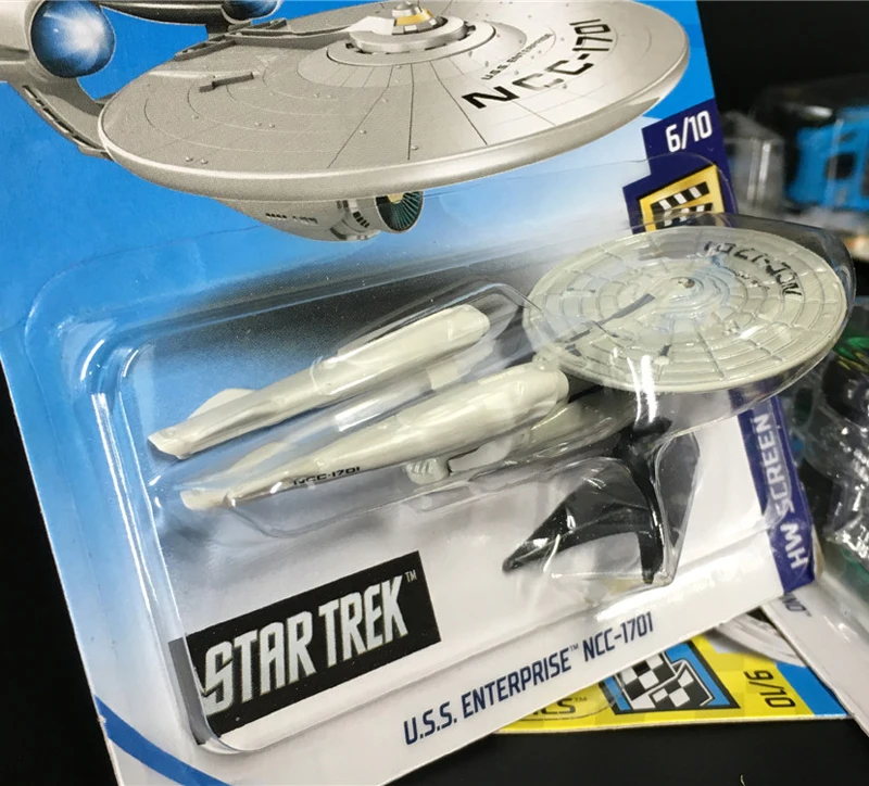 Мини Классический звездолет USS Энтерпрайз NCC 1701 украшение игрушка фигурка Звездного Флота научная фантастика космический корабль металлическая пластиковая модель
