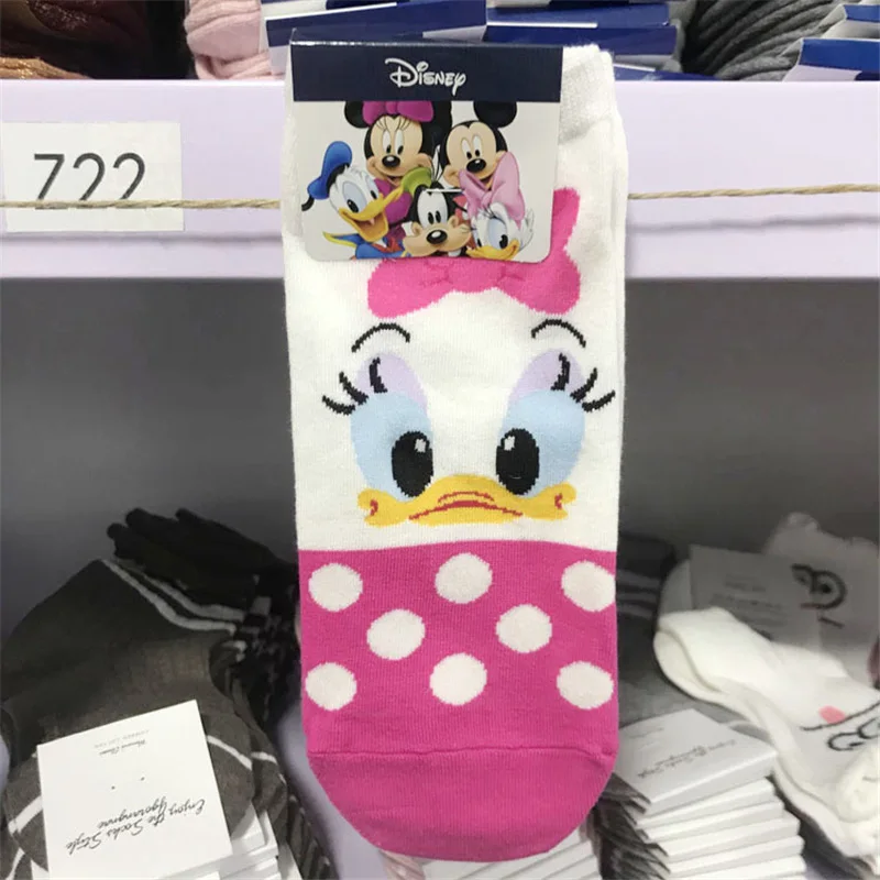 Disney Микки, Минни, Дональд, милые хлопковые носки с картинками для мальчиков и девочек детские носки - Цвет: Color3