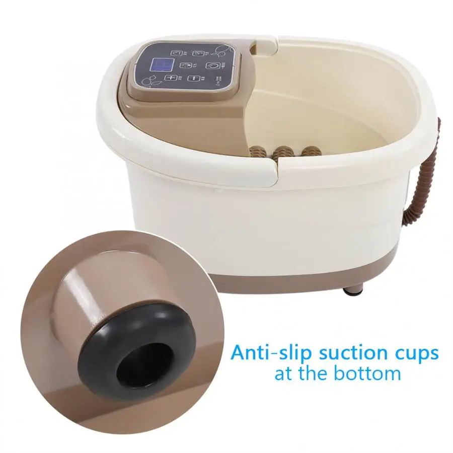 Портативный массажер для ног и педикюра 4 л 500 Вт Вибрирующая ванна спа с вилкой