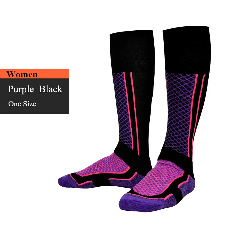 Winter Warm Men Women Thermal Ski Socks Thick Cotton Sports Skiing Leg Warmers Long Warmer 4 Colors | Спорт и развлечения