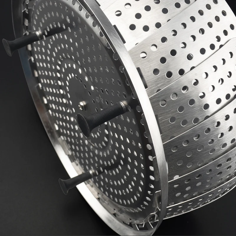 Складной отпариватель для овощей Apollo 28 см из нержавеющей стали | Дом и сад