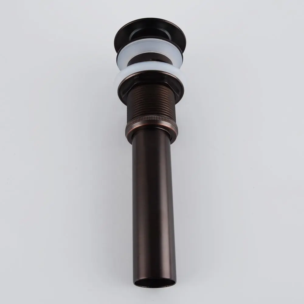 Масло втирают Бронзовый кран для ванной комнаты сосуд раковины всплывающие