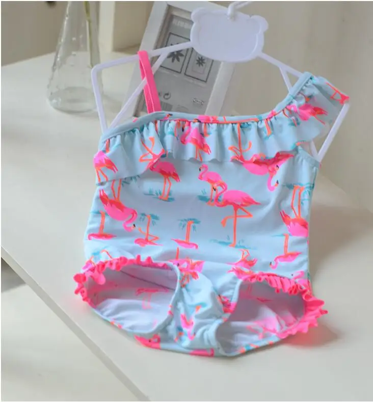Новинка 2019 года лебединые Купальники для маленьких девочек купальник принцессы