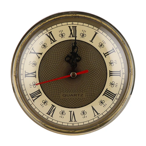 Часы с кварцевым механизмом, 130 мм, с римскими цифрами