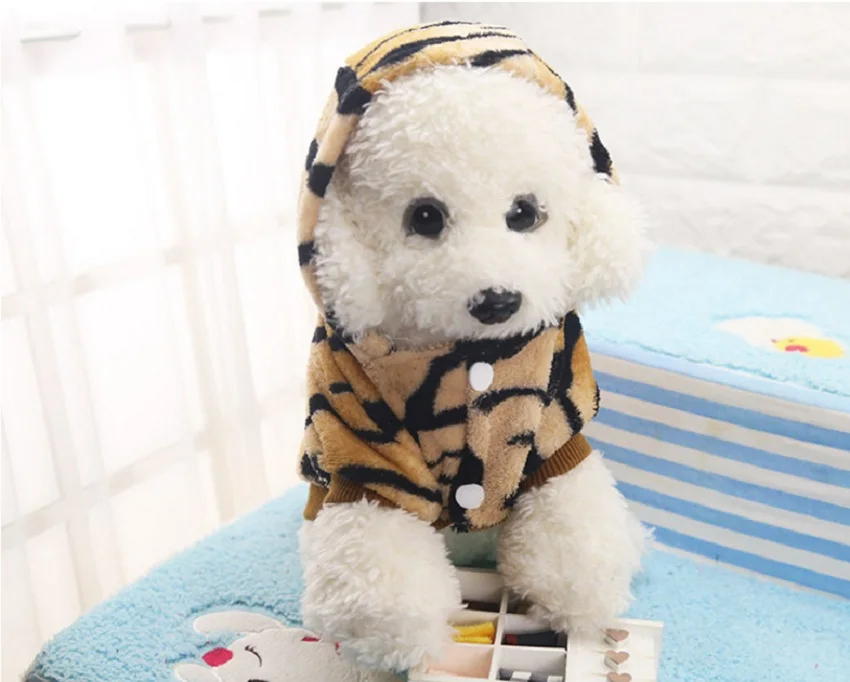 Новая зимняя куртка FB11 для собак и кошек одежда на пуговицах модный теплый костюм