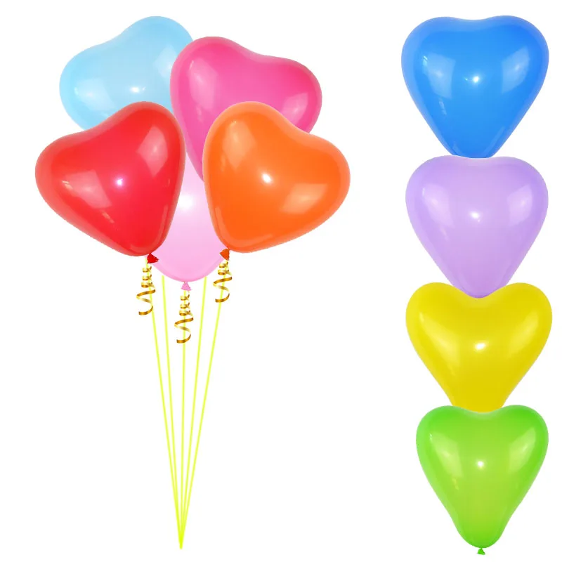 10 шт Любовь Сердце жемчуг латексный воздушный шар надувной с днем рождения
