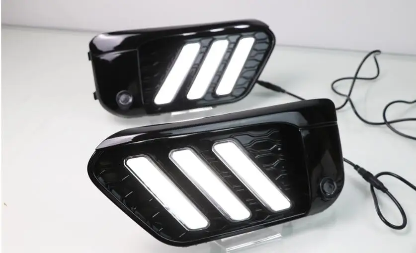 2 шт. светодиодный DRL Дневной светильник s Для BMW X1 F48 F49 2016 2017 2018 2019 светодиодные