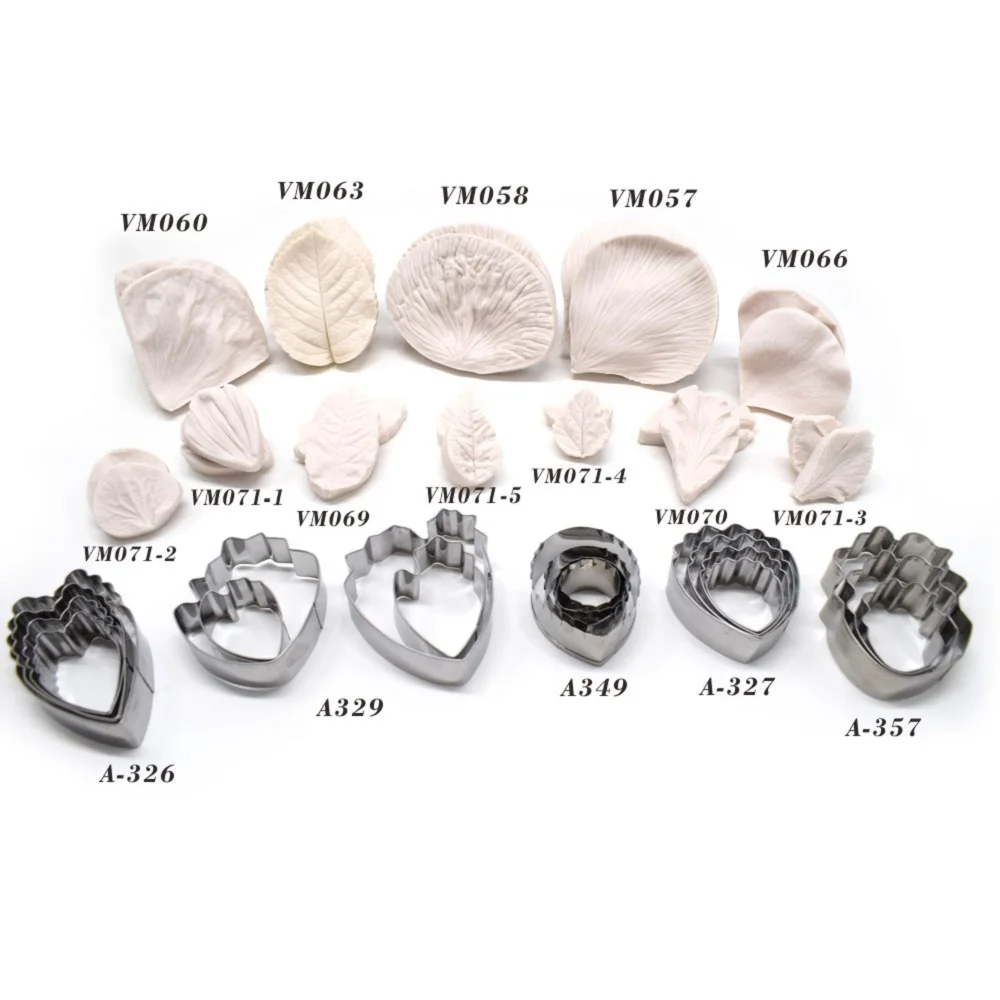 Большой набор форм Veiner для украшения сахарных цветов пластиковая доска тортов